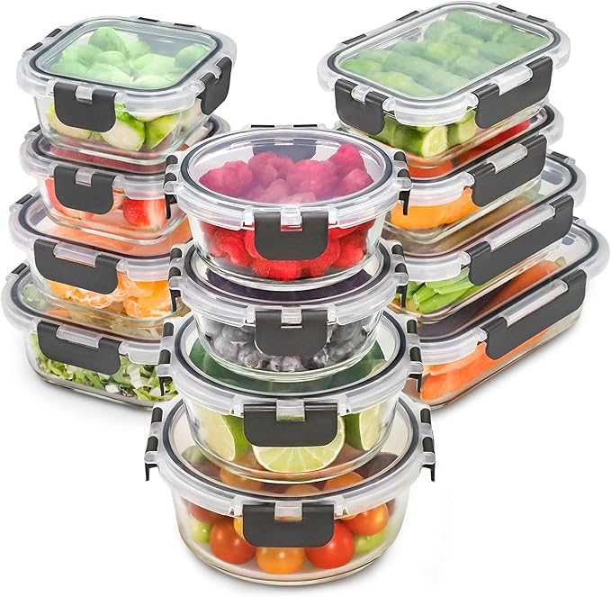 Freshware Glass Storage Containers
