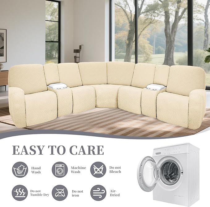 100% Waterproof Sectional Recliner Couch Covers