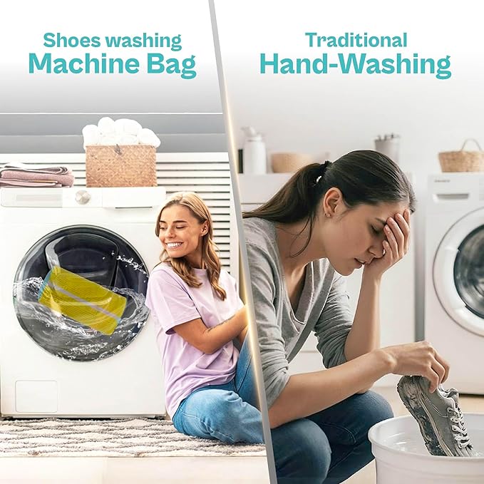 Shoe Washing Machine Bag – 2 Pack Mesh Laundry Bags