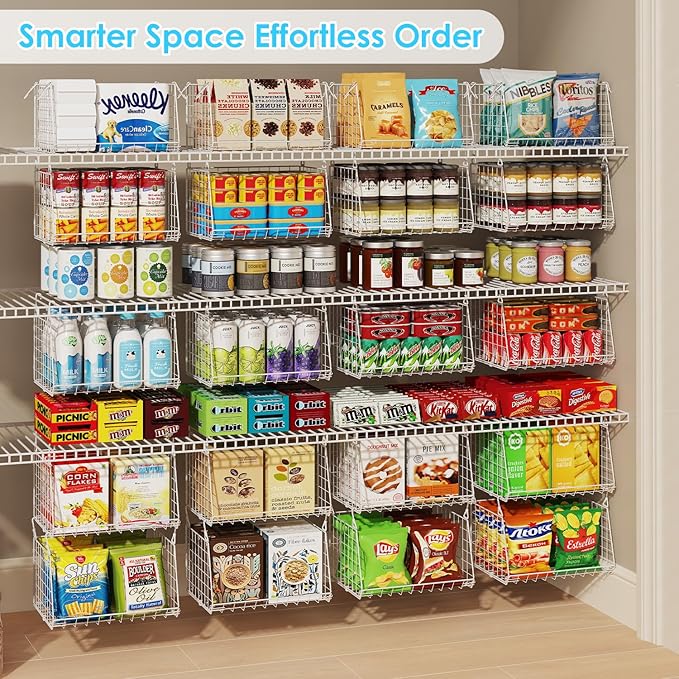3-Pack Under Shelf Hanging Baskets