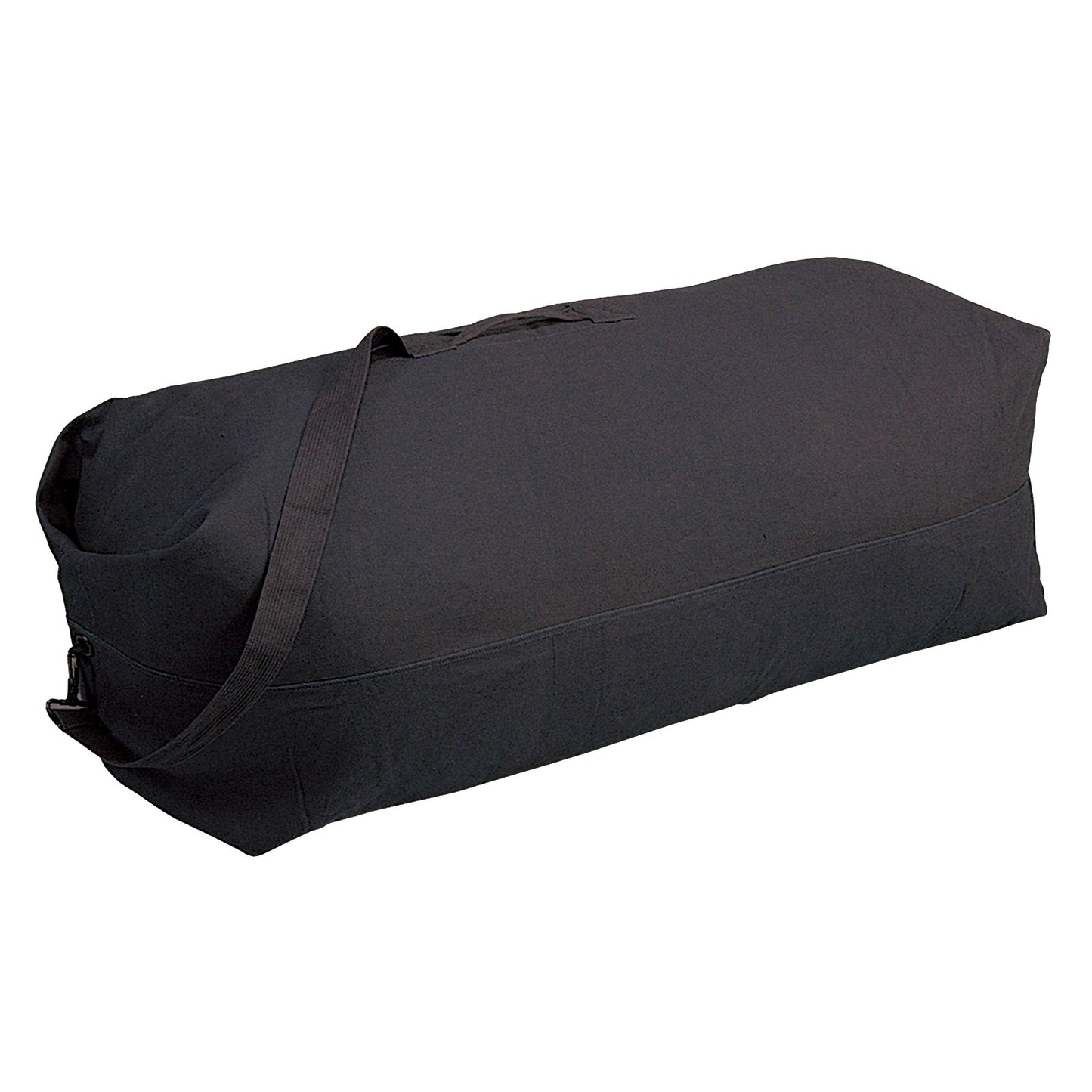 Stansport Top Load Canvas Deluxe Duffel Bag - Black (1206) 50" X 14.5" X 14.5"