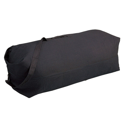Stansport Top Load Canvas Deluxe Duffel Bag - Black (1206) 50" X 14.5" X 14.5"