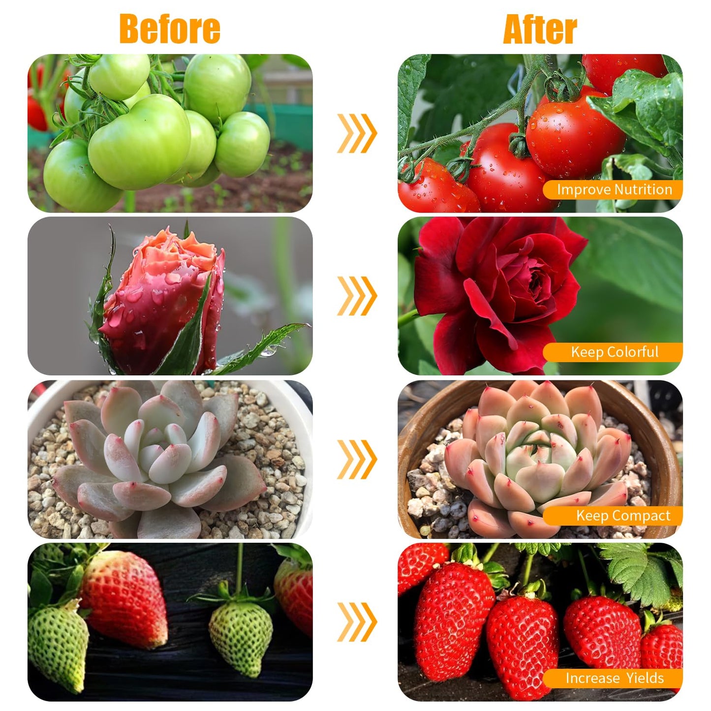 Black Grow Lights for Indoor Plants, 168 LEDs Clip Plant Lights, Full Spectrum LED Plant Growing Lamps with Flexible Gooseneck 4/8/12/18H Timer, 3 Spectral Modes, 10 Dimmable Levels, 2Head x 2 Pack