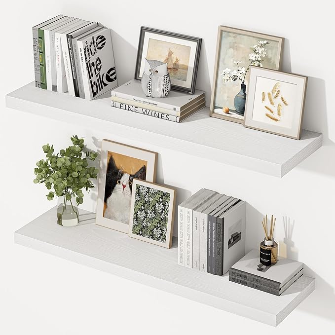 36 Inch Floating Shelves, 12 Inch Deep Floating Shelves