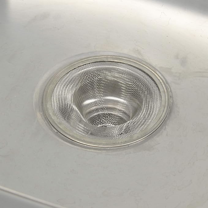 Danco 88820 2 in. Mesh Bathroom Lavatory Sink Strainer, Stainless Steel