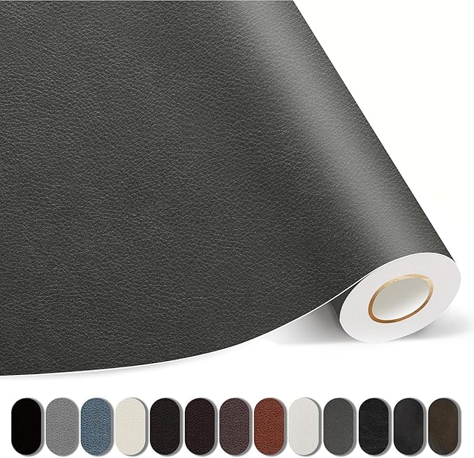 Kangshoon Leather Repair Patches, 35X79 Inch Self-Adhesive Leather Repair Tape