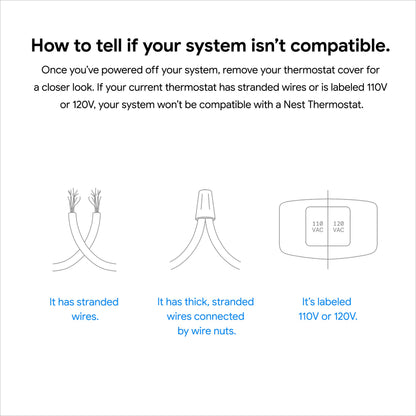 Google Nest Thermostat - Smart Thermostat for Home - Programmable Wifi Thermostat - Fog