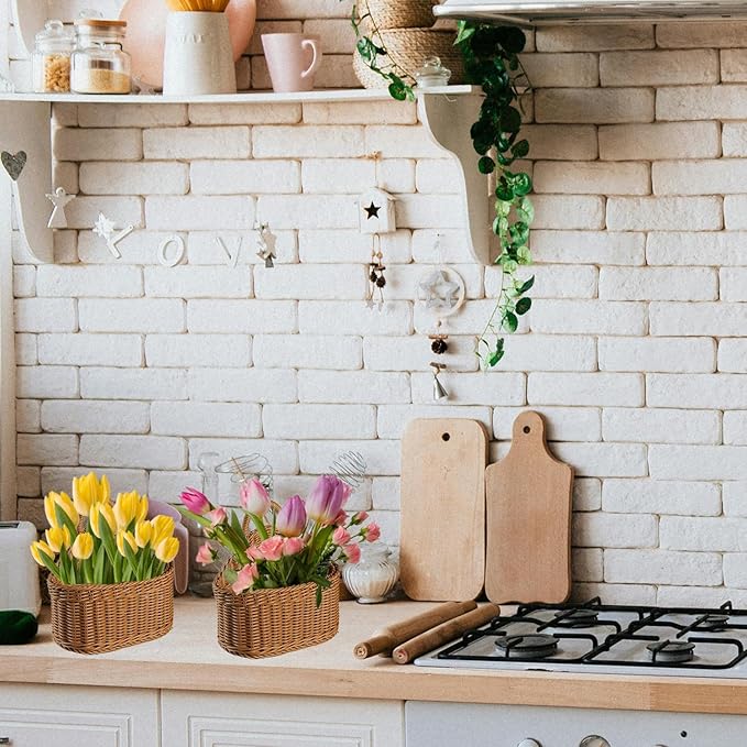 2 Pcs Hanging Storage Baskets, Potato Garlic Onion Pantry Storage Baskets