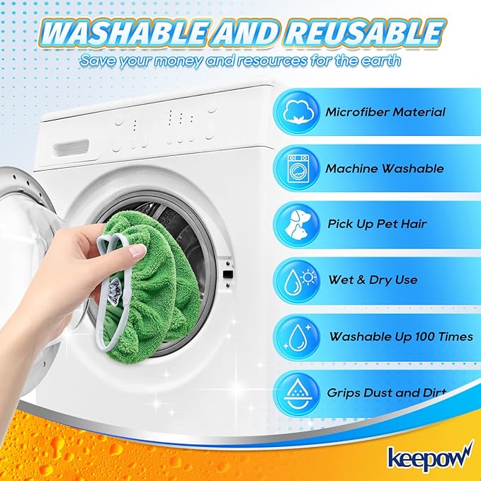 KEEPOW Reusable Wet Pads Compatible