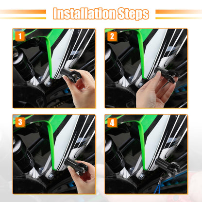 X AUTOHAUX Passenger Foot Peg Supports Mounts Clevis Kit Left and Right Motorcycle Footpeg for Harley Davidson Softail 2000-2006 Footrest Mounting Clevis Hardware Kit Black