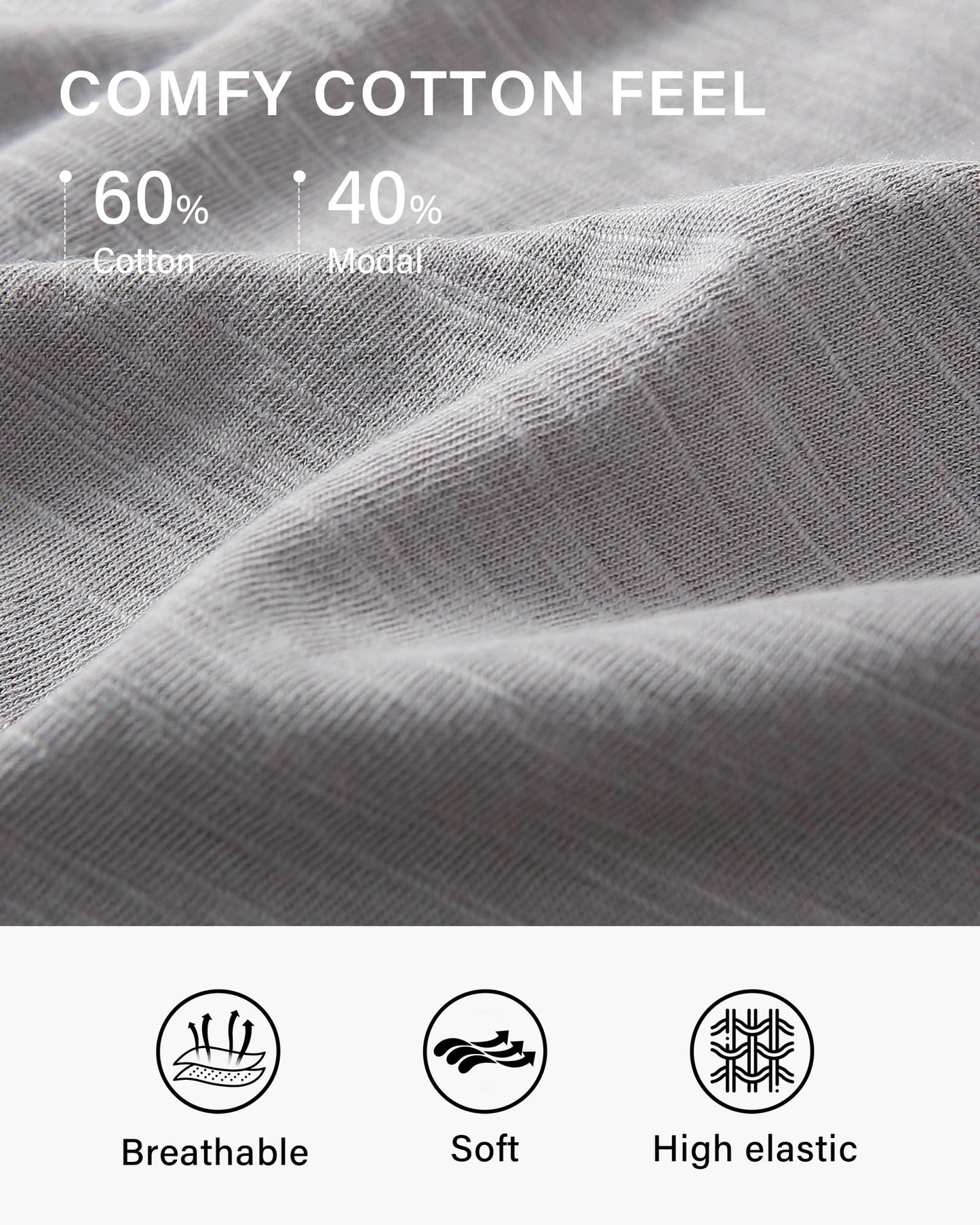 Stelle Womens Modal Soft Crewneck Short Sleeve T Shirts Summer Casual Basic Tops Tees Grey