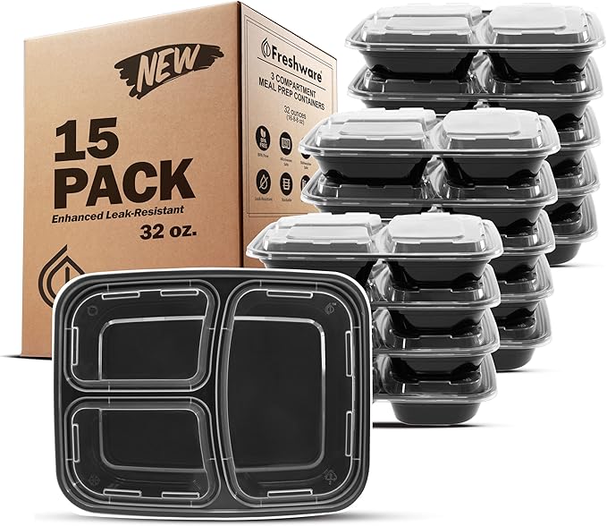 Freshware Meal Prep Containers