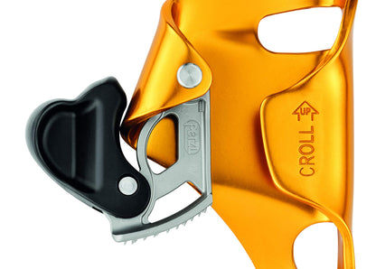 PETZL Croll Ventral Chest Ascender for Rope Ascents - Large (8-13 mm)