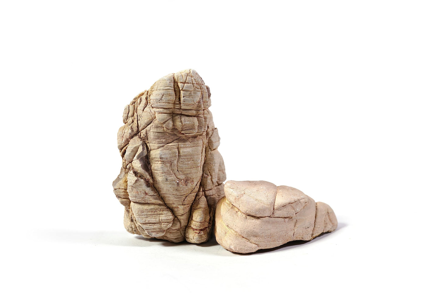 LANDEN Elephant Skin Stone Natural Multi-Texture Rocks (18lbs, 3~9 inches,7pcs) for Aquarium, Paludarium, Terrariums, Landscaping, Decorative of Caves, Waterfalls, Cliffs