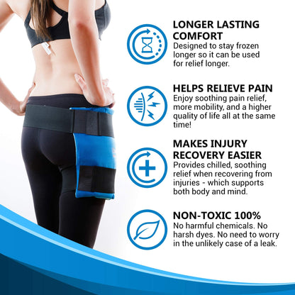 Cool Relief Soft Gel Hip Ice Wrap