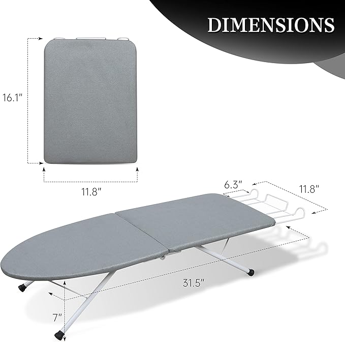 Tabletop Ironing Board, Portable Iron Board