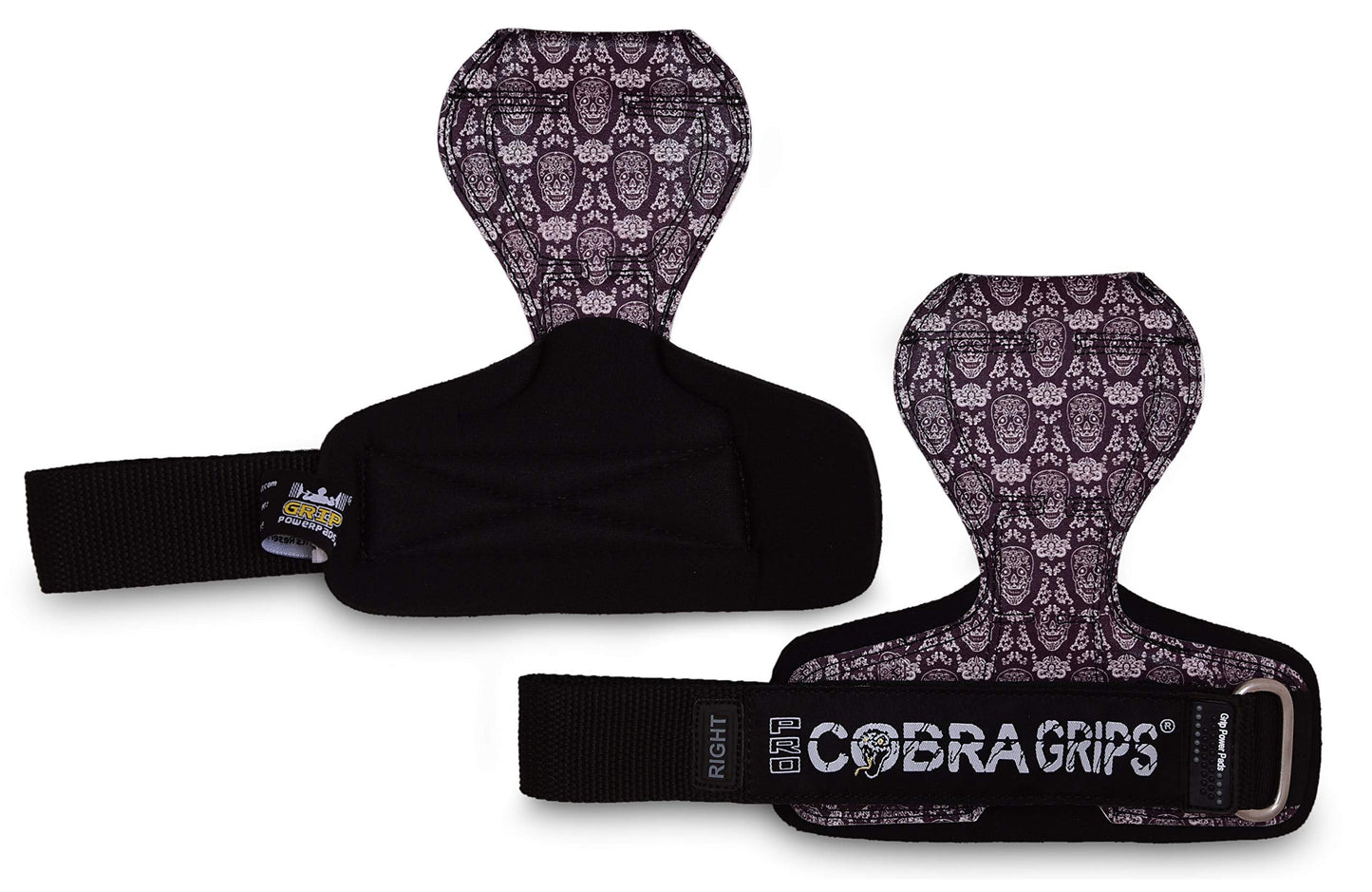 Cobra Grips PRO Weight Lifting Gloves Heavy Duty Straps Alternative Power Lifting Hooks for Deadlifts Adjustable Neoprene Padded Wrist Support Bodybuilding