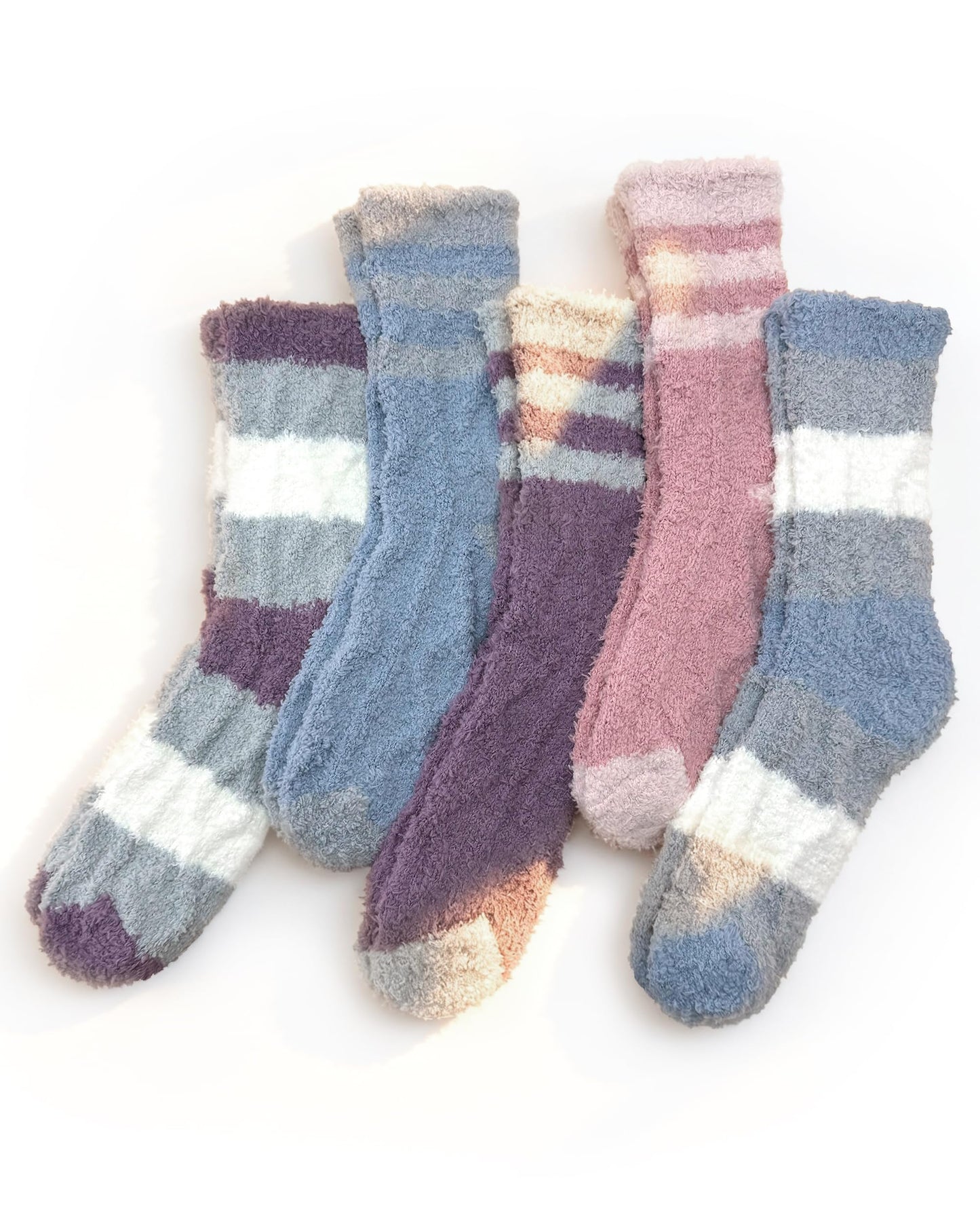 TEHOOK Warm & Cozy Valentines Gifts for Women, Fluffy Fuzzy Plush Sleeping Slipper Socks - Soft Warm Fabric