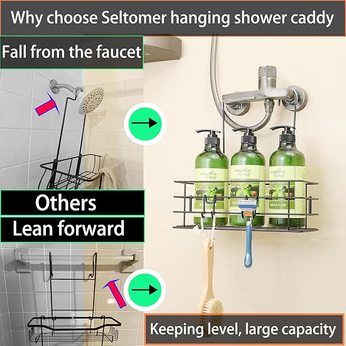 Shower Caddy Hanging Shower Orangizer Stainless Steel Shower Rack