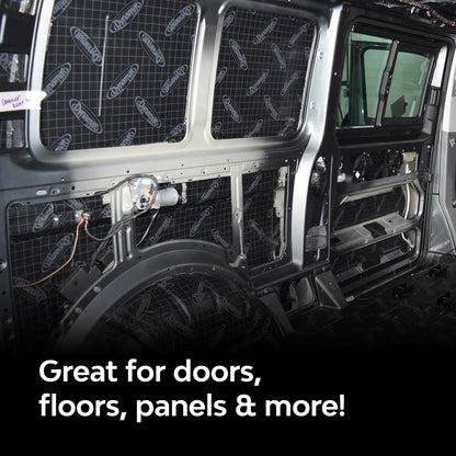 Dynamat Xtreme Sound Deadening Car Insulation Mega Pak 10465 – Noise Dampening for Floor, Doors, Panels, Hood or Trunk – Easy Self Adhesive Install – Made in USA – 9 Sheets 24”x48”, 72 sq ft total