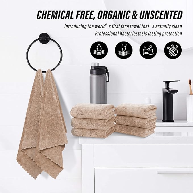 MOONQUEEN 6 Pack Premium Hand Towels