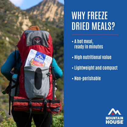 Mountain House Expedition Meal Assortment Bucket Freeze Dried Backpacking & Camping Food 30 Servings