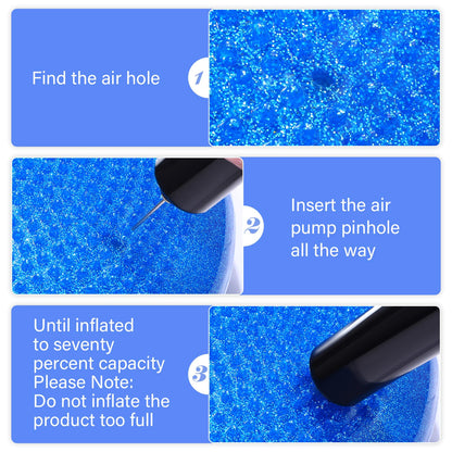 Libima 4 Pcs Glitter Wiggle Seat for Sensory Kids Inflated Wobble Cushion Sensory Seat Flexible Seating for Classroom Elementary, Balance Disc for Kids Adult Office Home