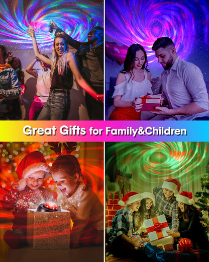 Star Projector Galaxy Light, Galaxy Projector for Bedroom with APP Remote Control, Timer - Night Light Projector for Kid Adult Aurora Light Projector