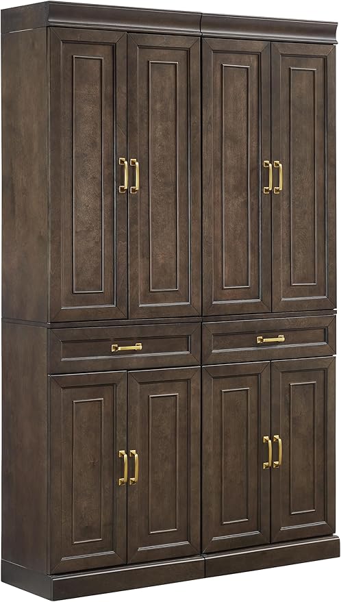 Crosley Furniture Stanton 2-Piece Pantry Storage Cabinet Set