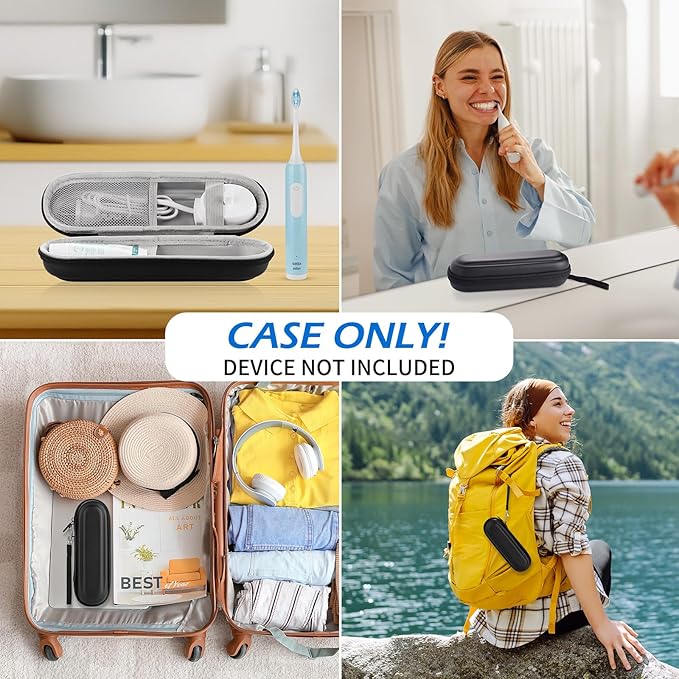 Toothbrush Travel Case for Oral B/Oral-B Pro 1000 1500 5000 7000 & Philips