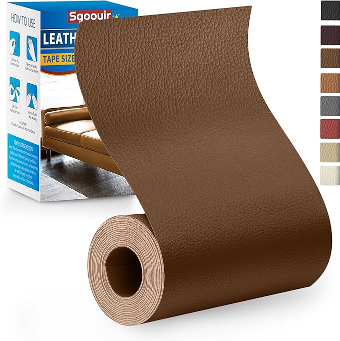 Leather Repair Patch Tape Kit, Vinyl Leather Repair Kit