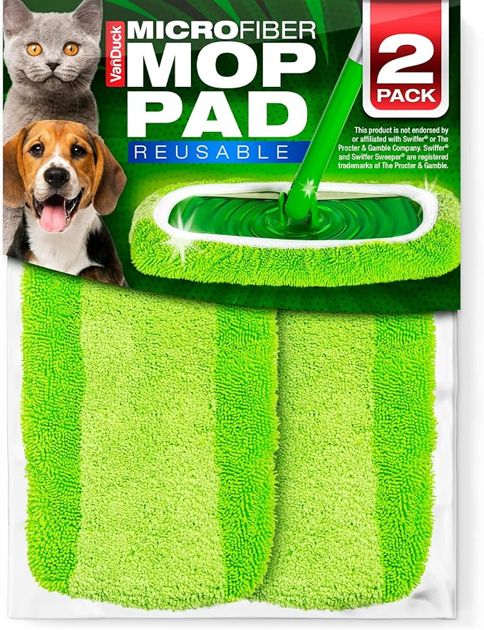 VanDuck Reusable Mop Pads Compatible