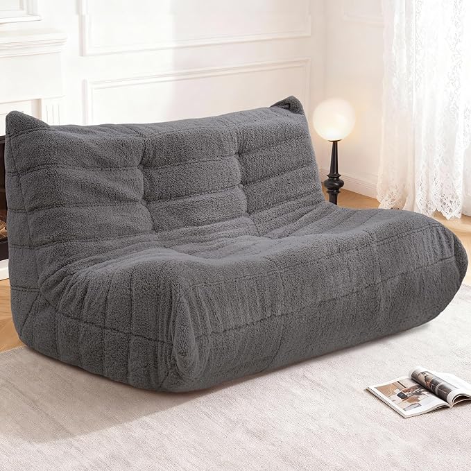 Bean Bag Loveseat Chair Big Sofa Beanbag Chair