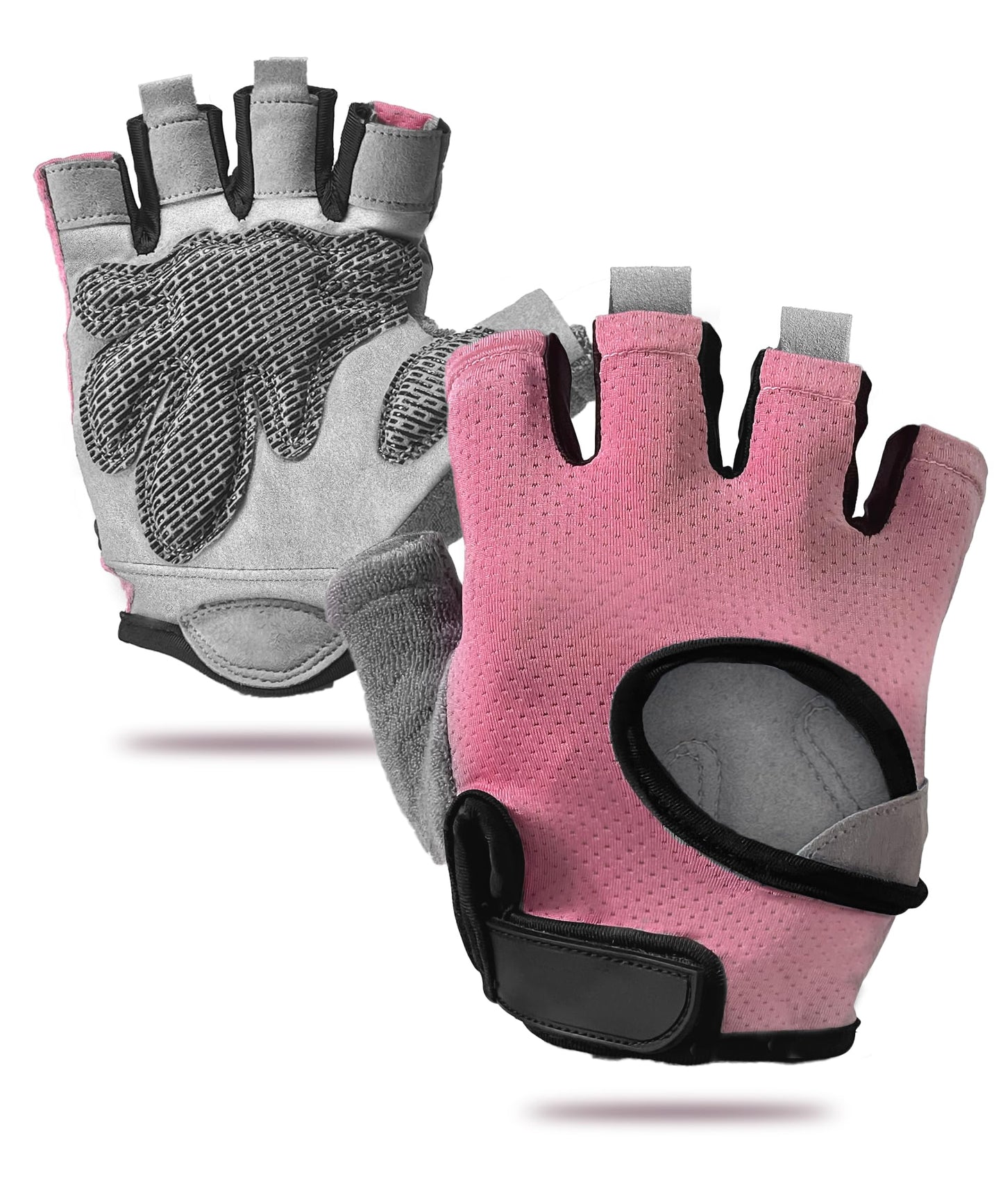 sunnex Gym Gloves for Women, Workout Gloves Women, Fingerless Gloves for Weightlifting, Lightweight Breathable Fitness Gloves, Sports Gloves for Training Lifting Weight Cycling Climbing Rowing