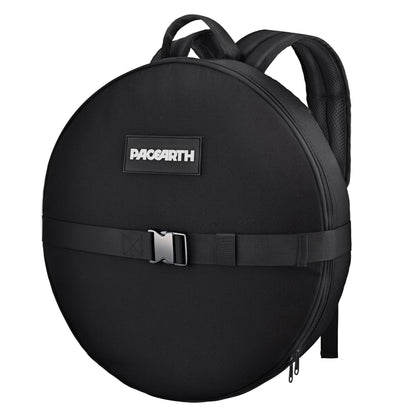 PACEARTH Weighted Strength Training Backpack – Adjustable Weight Plate Bag for Calisthenics, Pull-Ups, Squats & Core Workouts – Fits 17.7" Gym Plates – Metal Buckle Straps & Reinforced Stitching