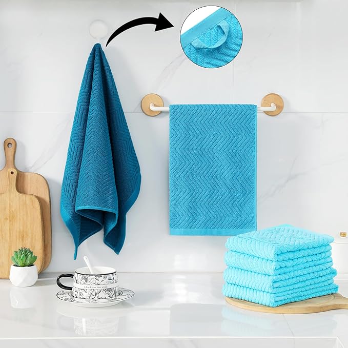 100% Cotton Kitchen Dish Towels Set