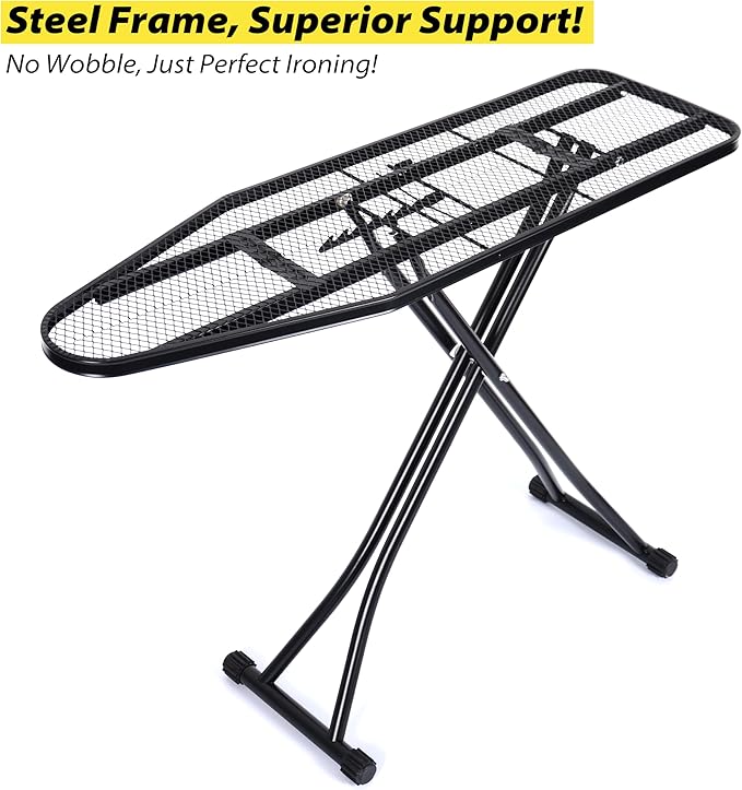 Ironing Board-Foldable Adjustable Height Iron Board