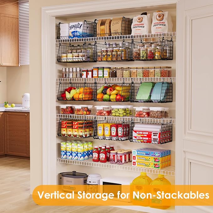 3-Pack Under Shelf Hanging Baskets