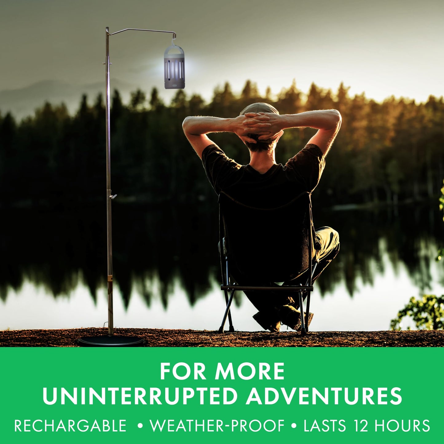 STEM Flying Insect Zapper, Indoor and Outdoor Electric Fly & Mosquito Trap, Includes Micro-USB Charging Cable and Brush for Cleaning