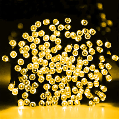 Dazzle Bright 300 LED Christmas String Lights, 100 FT Connectable Waterproof String Lights Green Wire with 8 Modes, Christmas Decorations for Indoor Outdoor Xmas Party Yard Garden (Warm White)