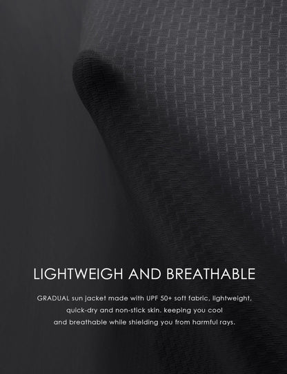 Women's UPF 50+ Swim Cover Up Sun Protection Hoodie Long Jacket SPF Lightweight Beach Cover Ups for Women(Black,M)