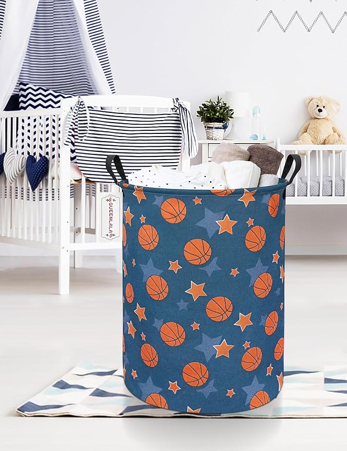 QUEENLALA Large Storage Basket, Laundry Hamper/Bathroom/Home Decor/Collapsible