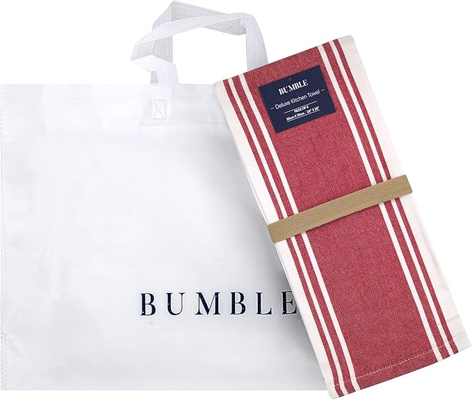 Premium Kitchen Towels | Large Cotton Dish Towels | Flat & Terry Highly