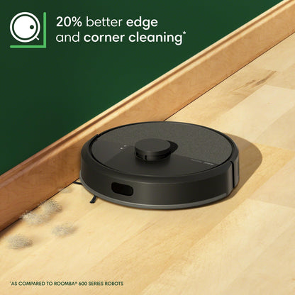 iRobot Roomba 105 Vac Robot Vacuum - Easy to use, Intense Power-Lifting Suction, LiDAR Navigation, Multi-Surface Cleaning, Cleans in Neat Rows, Self-Charging