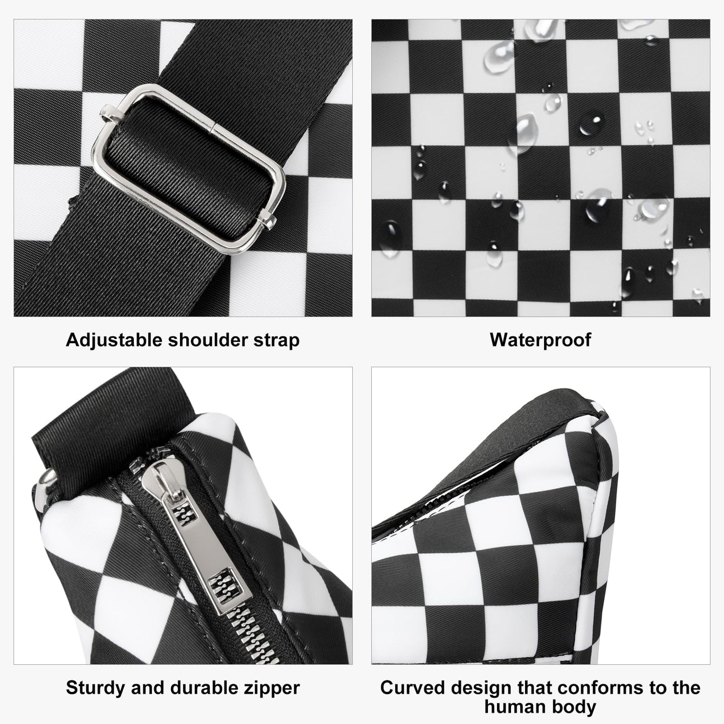 CLUCI Travel Purses for Women, Waterproof Nylon Crossbody Bags for Woman Trendy, Anti Theft Shoulder Handbags for Ladies