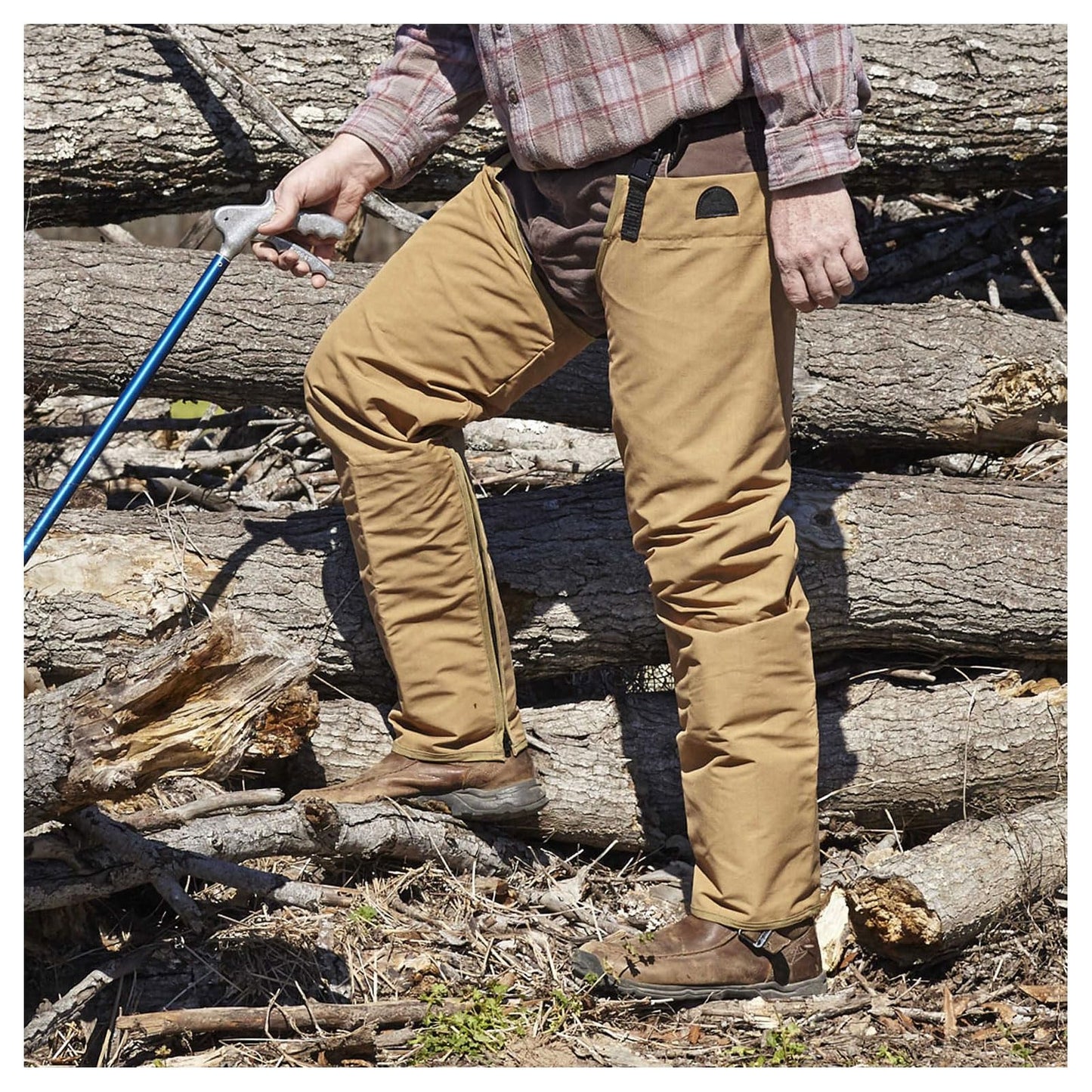 TurtleSkin Snakearmor Total Protection Chaps, Khaki/Husky/Short (Sat0-2A00-1Hs0)