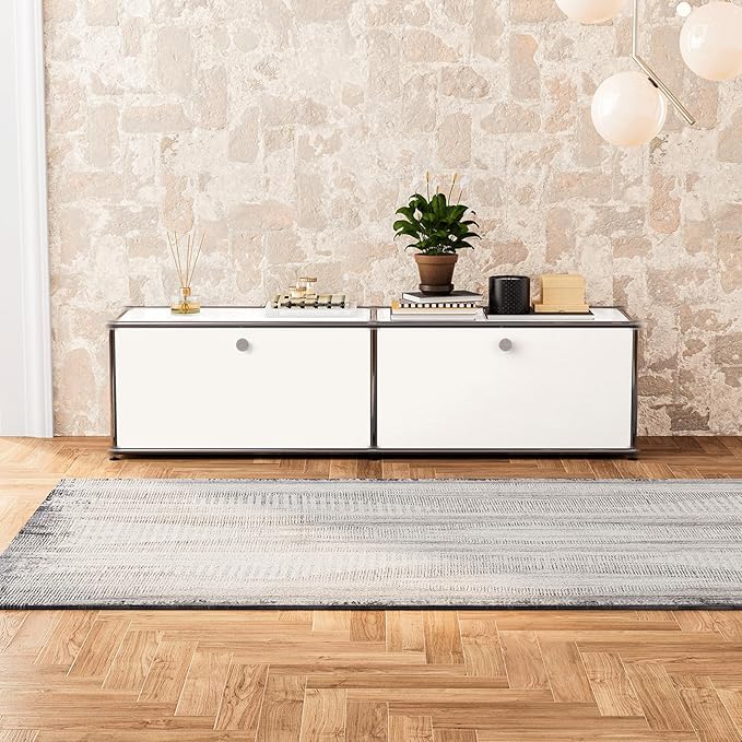 Modern Storage Cabinet Sideboard Versatile Free-Standing Organizer Cabinets