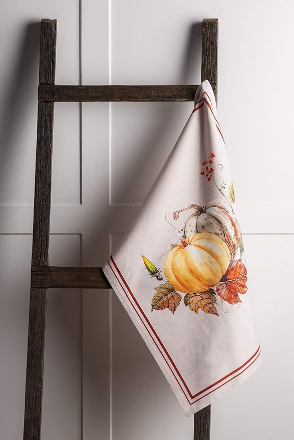 Maison d' Hermine Kitchen Towels Set of 3 100% Cotton 20" x 27.5" Reusable