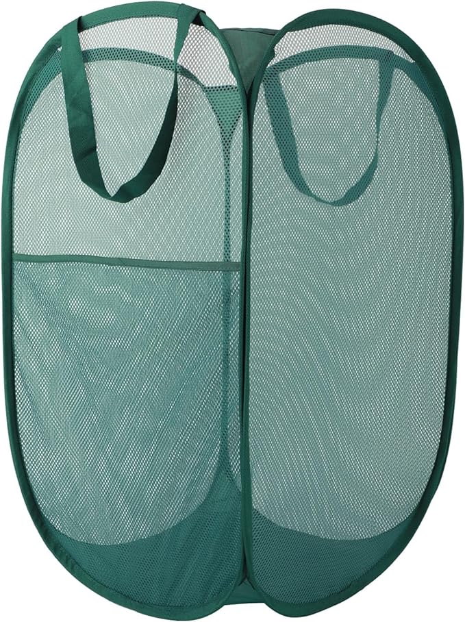 Upgraded 100L Extra Large Mesh Pop Up Laundry Basket