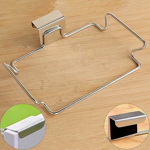 Large Stainless Steel Trash Bag Holder